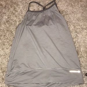 Stripped athletic tank top
